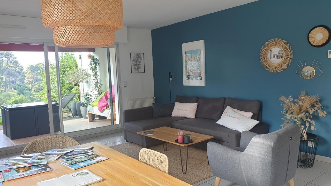 Appartement Calme Avec Jardin Bidart Biarritz Bagian luar foto
