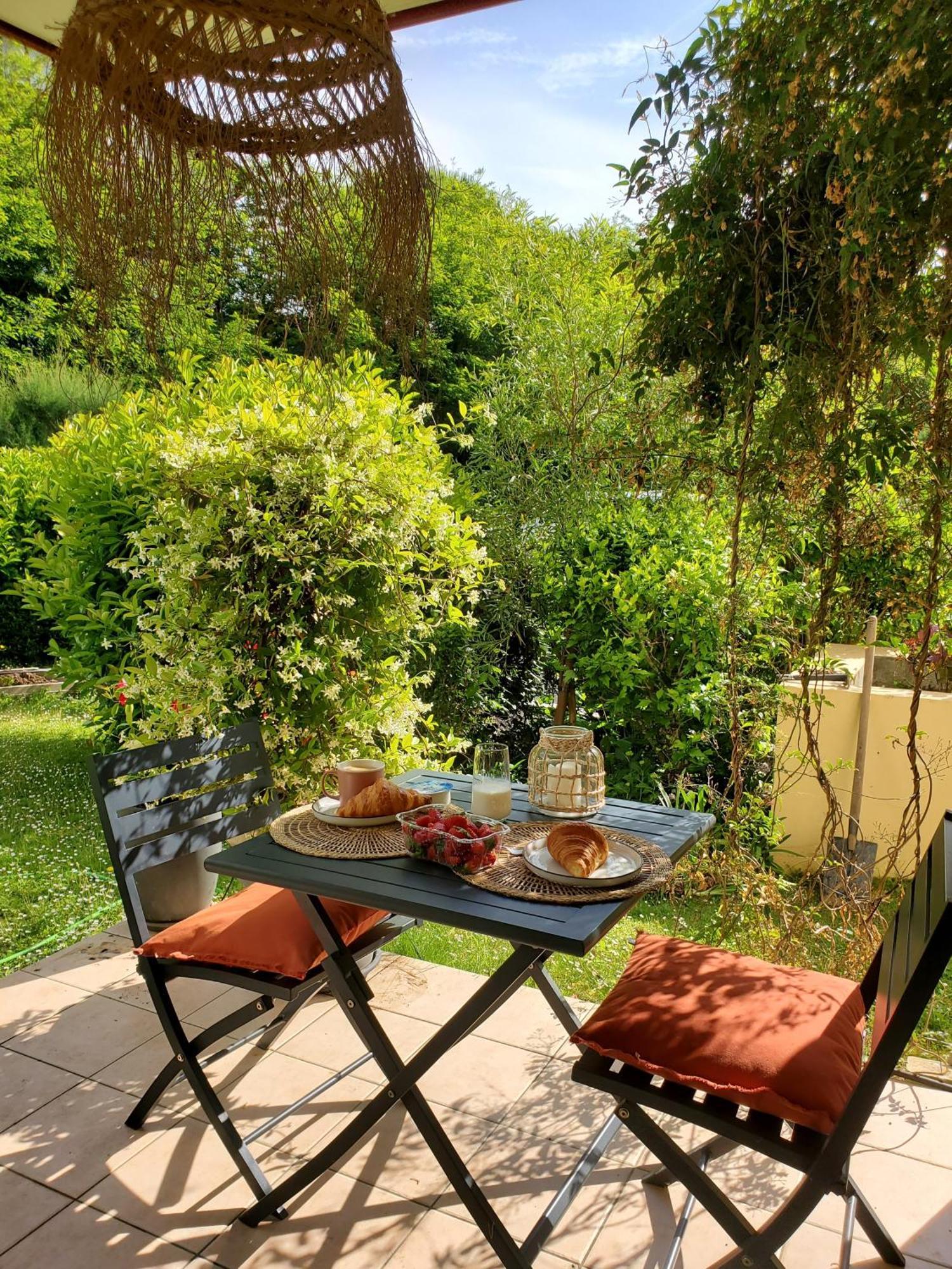 Appartement Calme Avec Jardin Bidart Biarritz Bagian luar foto